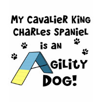 Cavalier King Charles Spaniel Agility Dog T-Shirt