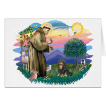 Cavalier King Charles Spaniel  (black and tan) cards
