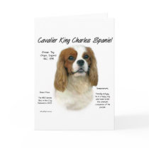 Cavalier King Charles Spaniel (Blenheim) History cards