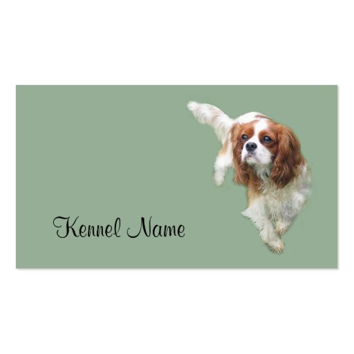 Cavalier King Charles Spaniel Breeder Business Car Business Card Templates (front side)