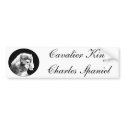 Cavalier king charles spaniel bumpersticker by Junglegeorge Cavalier king charles spaniel bumpersticker