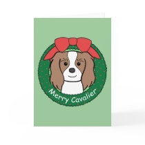 Cavalier King Charles Spaniel Christmas cards