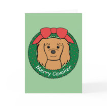 Cavalier King Charles Spaniel Christmas cards