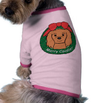 Cavalier King Charles Spaniel Christmas pet clothing by dogcartoons Cavalier King Charles Spaniel Christmas pet clothing