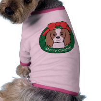 Cavalier King Charles Spaniel Christmas pet clothing by dogcartoons Cavalier King Charles Spaniel Christmas pet clothing