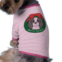 Cavalier King Charles Spaniel Christmas pet clothing by dogcartoons Cavalier King Charles Spaniel Christmas pet clothing