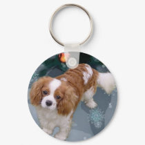 Cavalier King Charles Spaniel Christmas Gifts keychains
