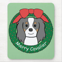 Cavalier King Charles Spaniel Christmas mousepads