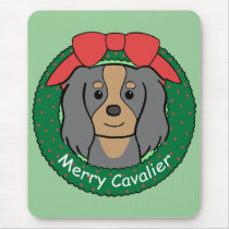 Cavalier King Charles Spaniel Christmas mousepads