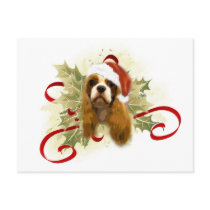 Cavalier King Charles Spaniel Christmas Postcards