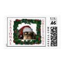 Cavalier King Charles Spaniel Cute Christmas postage