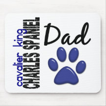 Cavalier King Charles Spaniel Dad 2 Mousepad