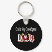 cavalier king charles spaniel dad Keychain by DogsByDezign cavalier king charles spaniel dad Keychain