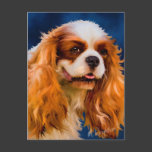 Cavalier King Charles Spaniel Dog Art - Chelsea Post Card