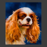 Cavalier King Charles Spaniel Dog Art - Chelsea Poster