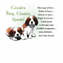 Cavalier King Charles Spaniel Gifts t-shirts