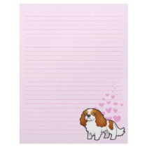 Cavalier King Charles Spaniel Love Custom Letterhead