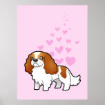 Cavalier King Charles Spaniel Love Poster