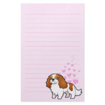 Cavalier King Charles Spaniel Love Custom Stationery
