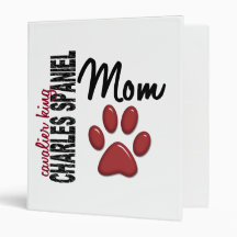Cavalier King Charles Spaniel Mom 2 Binder