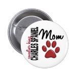 Cavalier King Charles Spaniel Mom 2 Buttons