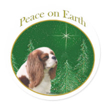 Cavalier King Charles Spaniel Peace stickers