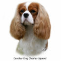 Cavalier King Charles Spaniel photo sculptures
