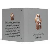 Cavalier King Charles Spaniel Pretty Girls Binder