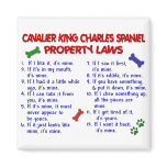 CAVALIER KING CHARLES SPANIEL Property Laws 2 Fridge Magnet