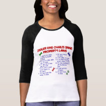 CAVALIER KING CHARLES SPANIEL Property Laws 2 t-shirts