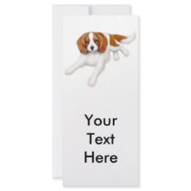 Cavalier King Charles Spaniel Rack Card rack cards