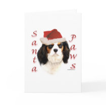 Cavalier King Charles Spaniel Santa Paws cards by GreyWolfCreation Cavalier King Charles Spaniel Santa Paws cards