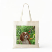 Cavalier King Charles Spaniel Tote Bag by normagolden Cavalier King Charles Spaniel Tote Bag