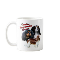 Cavalier King Charles Spaniel Trio 2 mugs by GreyWolfCreation Cavalier King Charles Spaniel Trio 2 mugs