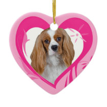 Cavalier King Charles Spaniel Valentine Ornament ornaments