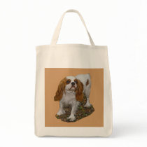 Cavalier Spaniel Tote bags