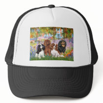 Cavaliers (4) - in Monet's Garden hats