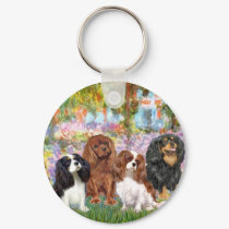 Cavaliers (4) - in Monet's Garden keychains
