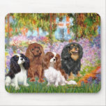 Cavaliers (4) - in Monet's Garden Mouse Mats