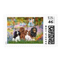 Cavaliers (4) - in Monet's Garden Stamp