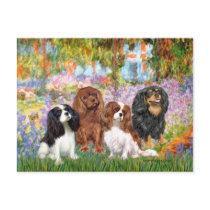 Cavaliers (4) - in Monet's Garden Post Cards