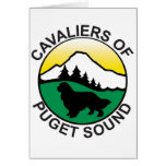 Cavaliers of Puget Sound Logo Greeting Card