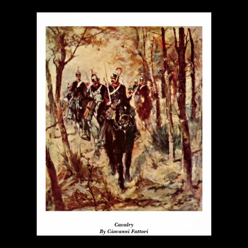 Cavalry By Giovanni Fattori Posters