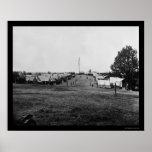 Cavalry Camp at Prospect Hill, VA 1865 posters