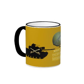 Cavalry Gold M48A3 Patton Driver Mug mug