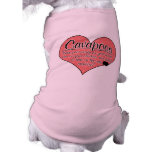 Cavapoo Paw Prints Dog Humor Dog Tee