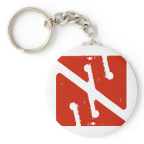 cave arrow flag key chains