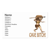 Cave Bitch Business Card Template