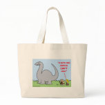 cave bow and arrow can't jam dinosaur tote bag