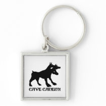 CAVE CANEM - BEWARE OF DOG Latin Keychain